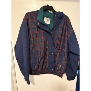 Tourney Gore Tex Plaid Golf Jacket Size XL
